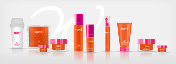 Packaging Design Kosmetiklinie Navi