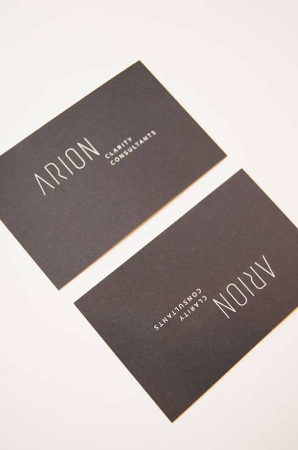 Visitenkarten für Arion von magschön grafikdesign