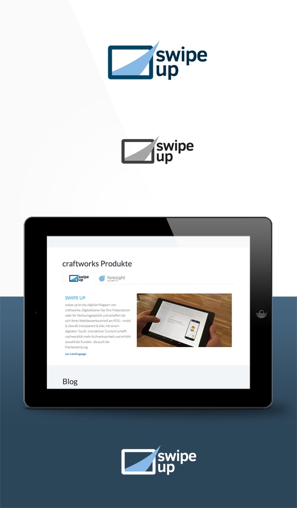 Corporate Design und Colours für swipe up von magschön